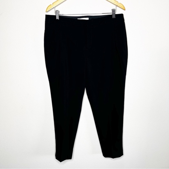Everlane Black Slim Wool Trouser Pants Black Size 12 - Picture 2 of 9